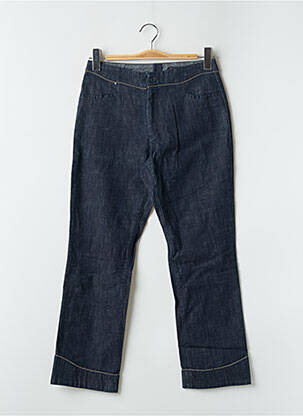 Jeans coupe slim tissage brut taille haute bleu CASAGRANDE femme