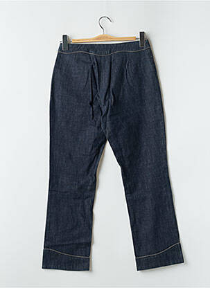 Jeans coupe slim tissage brut taille haute bleu CASAGRANDE femme