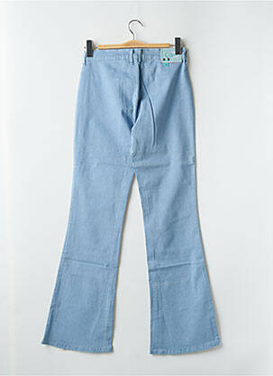 Pantalon flare stretch taille haute bleu CIMARRON femme