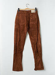 Pantalon slim marron CASAGRANDE pour femme seconde vue