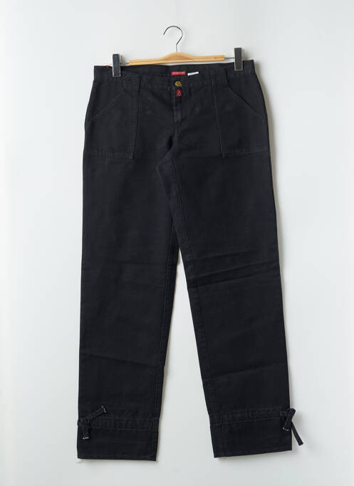 Jeans coupe droite noir BE YOU K pour femme