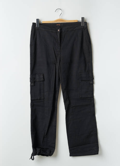 Pantalon cargo noir CHEYENNE pour femme