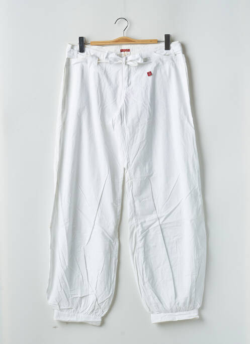 Pantalon droit blanc BE YOU K pour femme