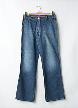 Jeans bootcut taille haute taille haute bleu COM8 femme