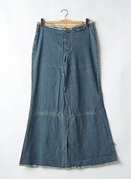 Jean coupe flare taille basse taille basse bleu DDP femme