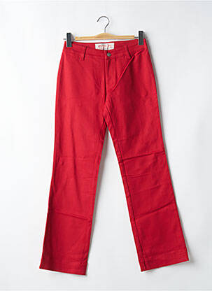 Pantalon droit stretch taille normale rouge DICKIES femme