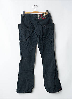 Pantalon cargo poches taille normale noir FREEMAN T.PORTER femme
