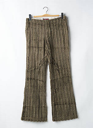 Pantalon flare taille normale taille normale vert KANA BEACH femme