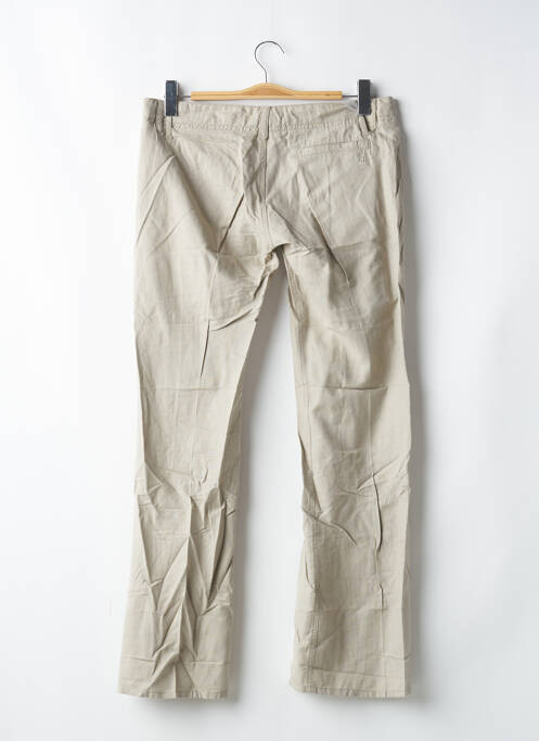 Pantalon droit beige FREEMAN T.PORTER pour femme