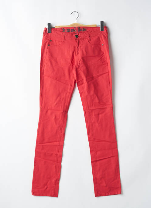 Pantalon slim rouge FREEMAN T.PORTER pour femme