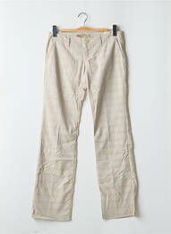 Pantalon chino taille basse taille basse beige MOGUL femme