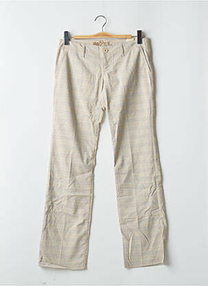 Pantalon chino taille basse taille basse beige MOGUL femme