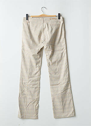Pantalon chino taille basse taille basse beige MOGUL femme