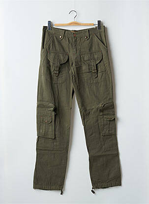 Pantalon cargo resserrée sur le bas taille normale vert PHARD femme