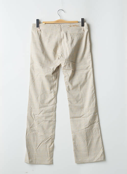 Pantalon chino taille basse taille basse beige MOGUL femme