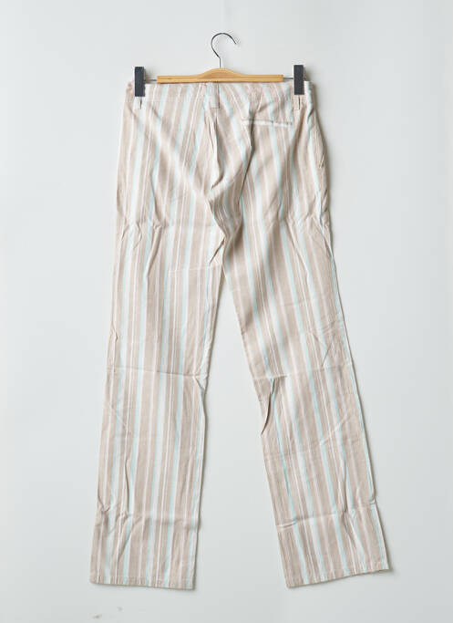 Pantalon chino taille basse taille basse beige MOGUL femme