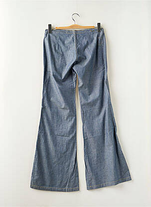 Pantalon flare taille basse taille basse bleu LA BRIGADA INTERNACIONAL femme