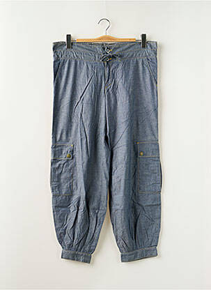 Pantalon large tissage popeline taille normale bleu LA BRIGADA INTERNACIONAL femme