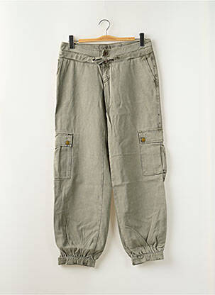 Pantalon droit poches vert LA BRIGADA INTERNACIONAL femme