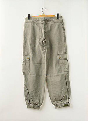 Pantalon droit poches vert LA BRIGADA INTERNACIONAL femme