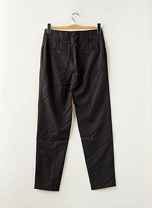 Pantalon chino taille normale taille normale noir LEON & HARPER femme