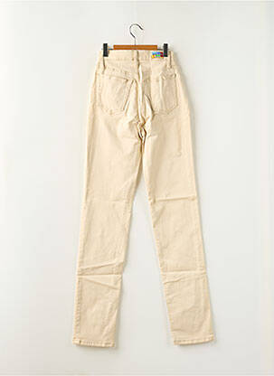 Jeans coupe slim stretch taille normale beige TEDDY SMITH femme