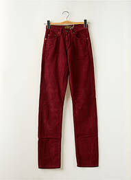 Jeans coupe slim taille normale taille normale rouge REDWOOD femme