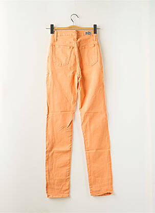 Jeans coupe slim stretch taille normale orange TEDDY SMITH femme