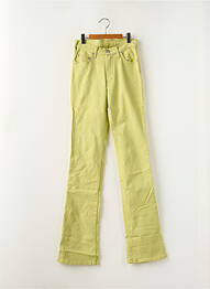 Jean coupe flare stretch taille normale vert CINNAMON femme