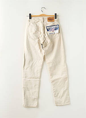 Jeans coupe slim taille normale taille normale beige REDWOOD femme