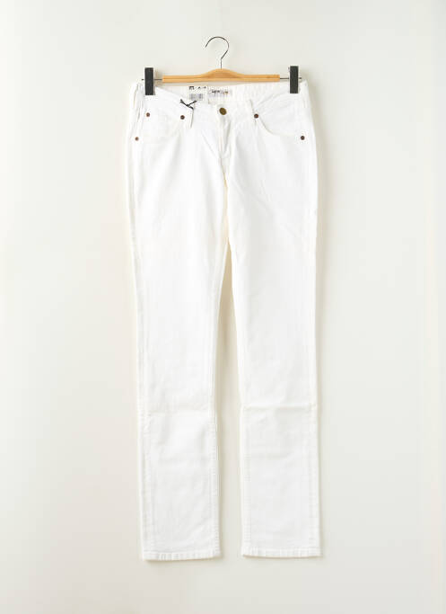 Jeans coupe slim blanc LEE pour femme