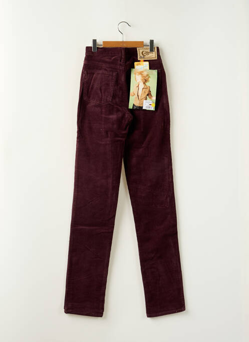 Jeans coupe slim violet CINNAMON pour femme