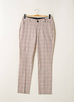 Pantalon chino tissage popeline taille normale beige RWD femme