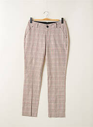 Pantalon chino tissage popeline taille normale beige RWD femme