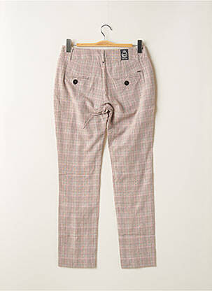 Pantalon chino tissage popeline taille normale beige RWD femme