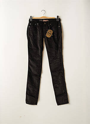 Pantalon slim taille normale taille normale noir RWD femme