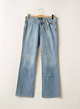 Jeans coupe droite taille normale taille normale bleu RWD femme