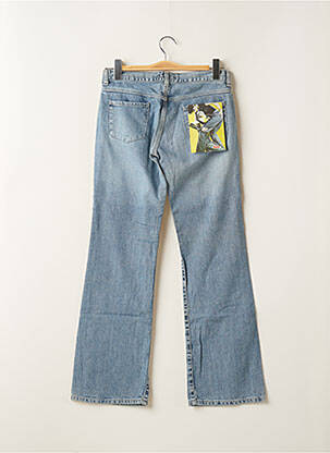 Jeans coupe droite taille normale taille normale bleu RWD femme