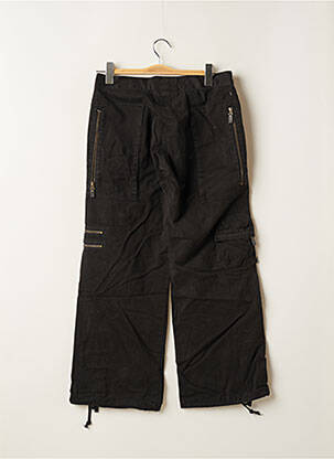 Pantalon cargo coupe droite noir RWD femme