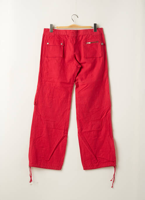Pantalon droit rouge RWD pour femme