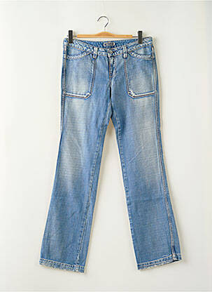 Jeans coupe droite taille normale taille normale bleu TEDDY SMITH femme