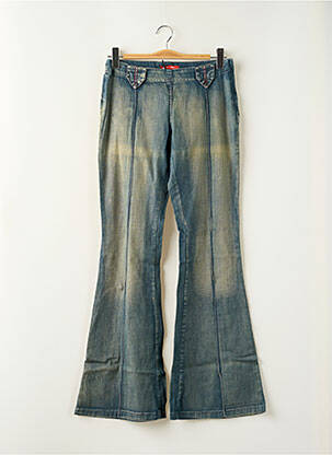 Jean coupe flare taille normale taille normale bleu TEDDY SMITH femme