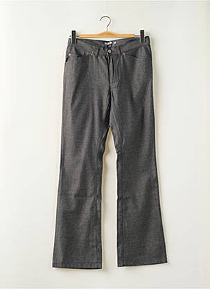 Pantalon flare taille normale taille normale gris TEDDY SMITH femme