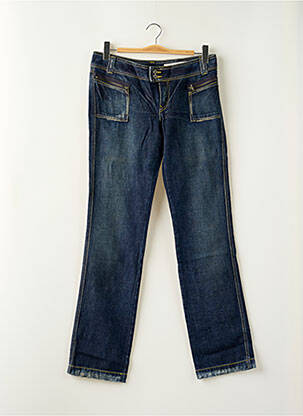 Jeans coupe droite taille normale taille normale bleu TEDDY SMITH femme