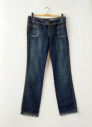 Jeans coupe droite taille normale taille normale bleu TEDDY SMITH femme