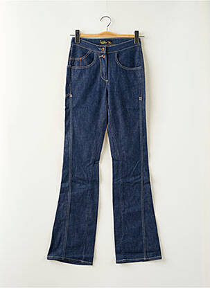 Jeans bootcut taille haute taille haute bleu TEDDY SMITH femme