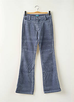 Pantalon flare stretch taille normale bleu TEDDY SMITH femme