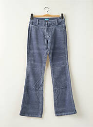 Pantalon flare stretch taille normale bleu TEDDY SMITH femme