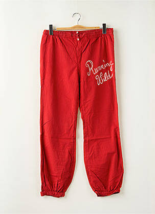 Jegging tissage popeline taille normale rouge TEDDY SMITH femme