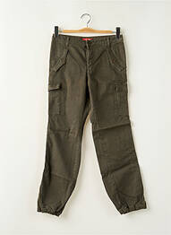 Pantalon cargo poches taille normale vert TEDDY SMITH homme